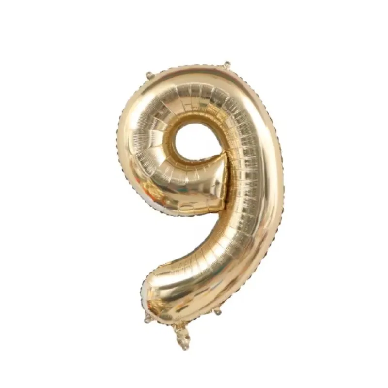 100 cm gold number 9