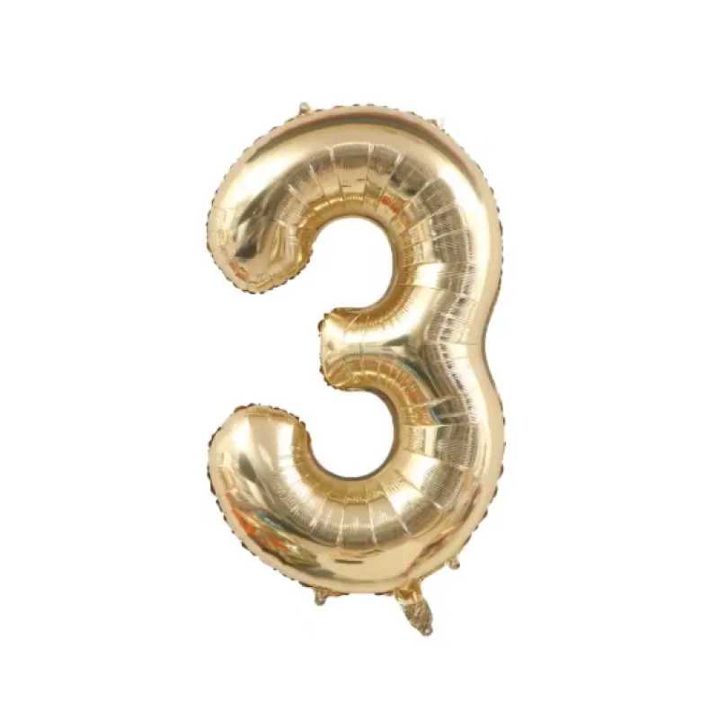 100 cm gold number 3