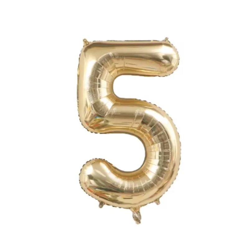 100 cm gold number 5