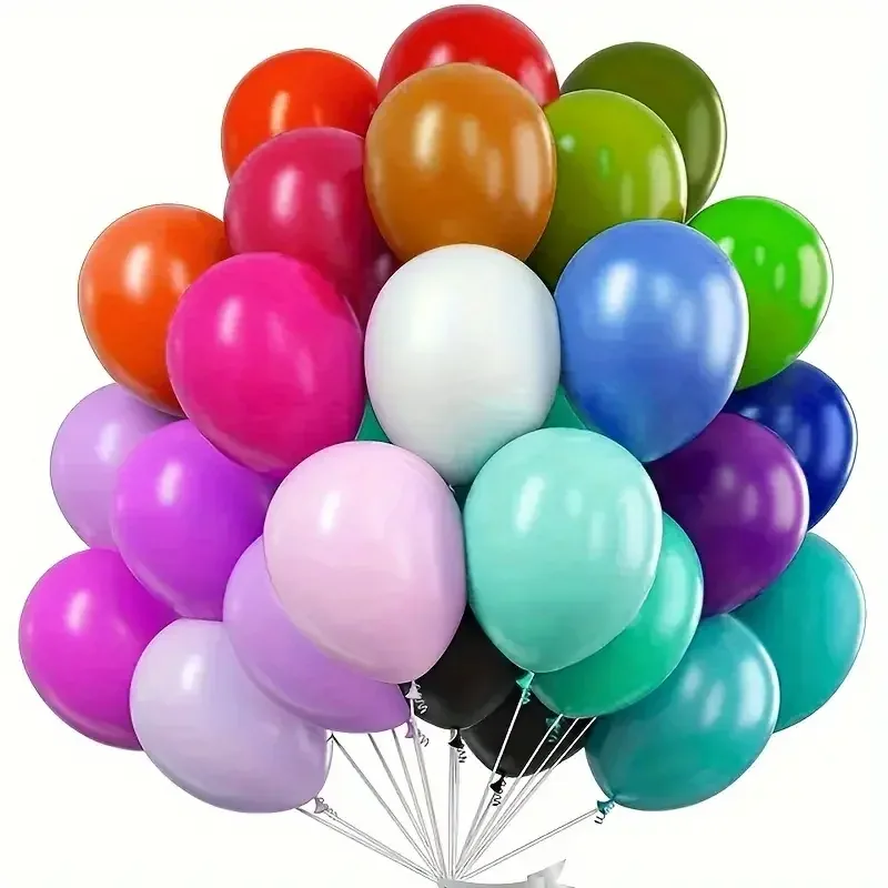 30 cm premium matte latex balloons in different colors