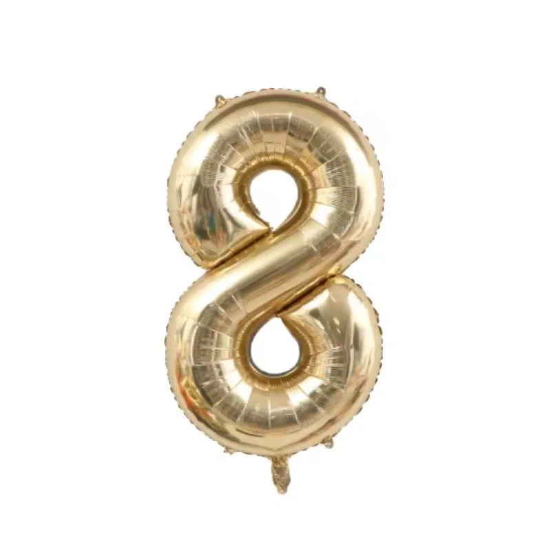 100 cm gold number 8